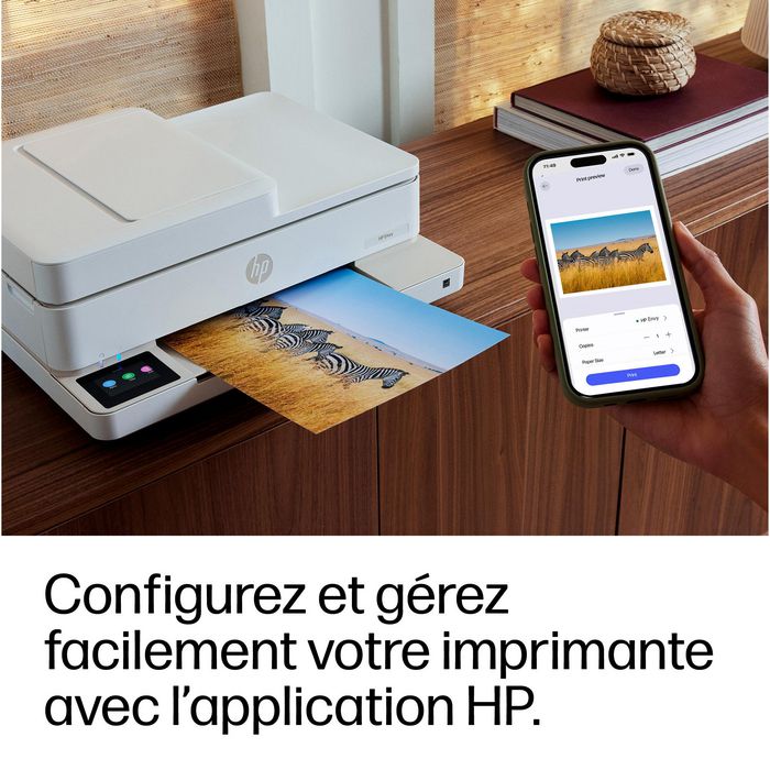 HP ENVY 6520e Multifunción Inyección de Tinta Color Beige Portobello