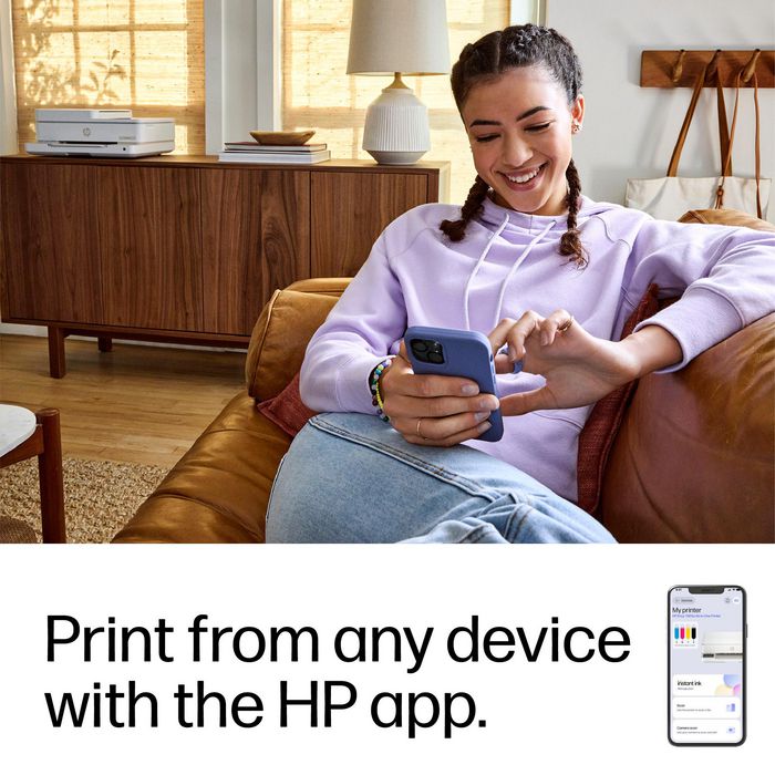 HP ENVY 6520e Multifunción Inyección de Tinta Color Beige Portobello