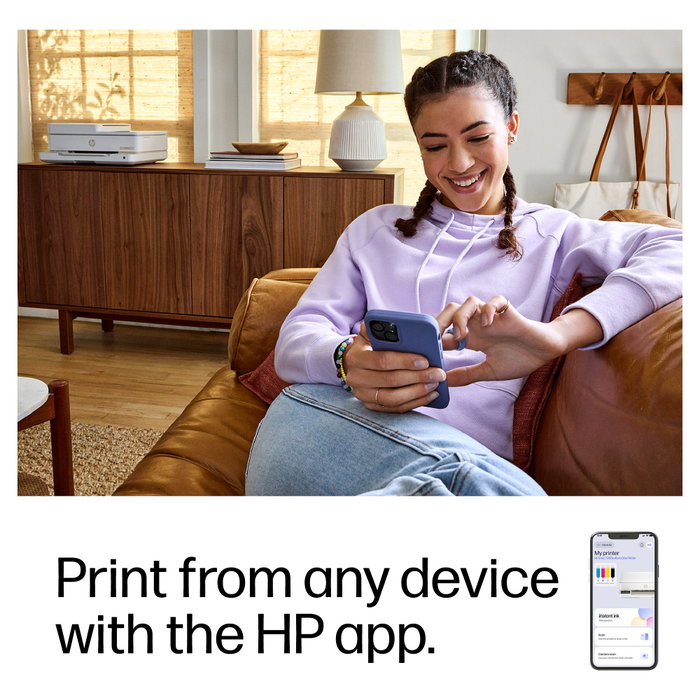 HP ENVY 6520e Multifunción Color Portobello (Beige) con ADF y Wi-Fi