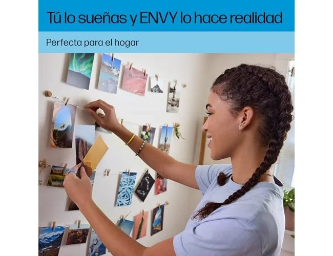 HP ENVY 6520e Multifunción Color Portobello (Beige) con ADF y Wi-Fi
