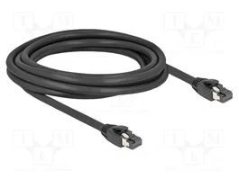 DeLOCK Cable de red RJ45 Cat.8.1 S/FTP 3 m Negro