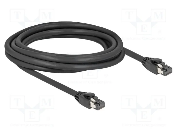 DeLOCK Cable de red RJ45 Cat.8.1 S/FTP 3 m Negro DeLOCK Cable de red RJ45 Cat.8.1 S/FTP 3 m Negro