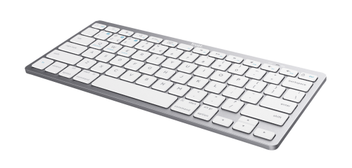 Trust Teclado Basics Bluetooth Blanco/Plata (85 teclas) Trust Teclado Basics Bluetooth Blanco/Plata (85 teclas)