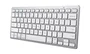 Trust Teclado Basics Bluetooth 24654 Plata/Blanco QWERTY Español