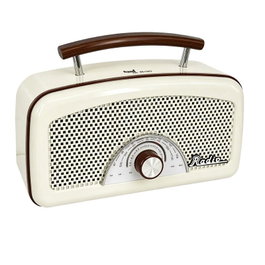 SAMI Radio Sami Vintage 3 bandas beige AC/batería multimedia