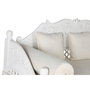 DKD Home Decor Sofá de Mango y Poliéster Tallado