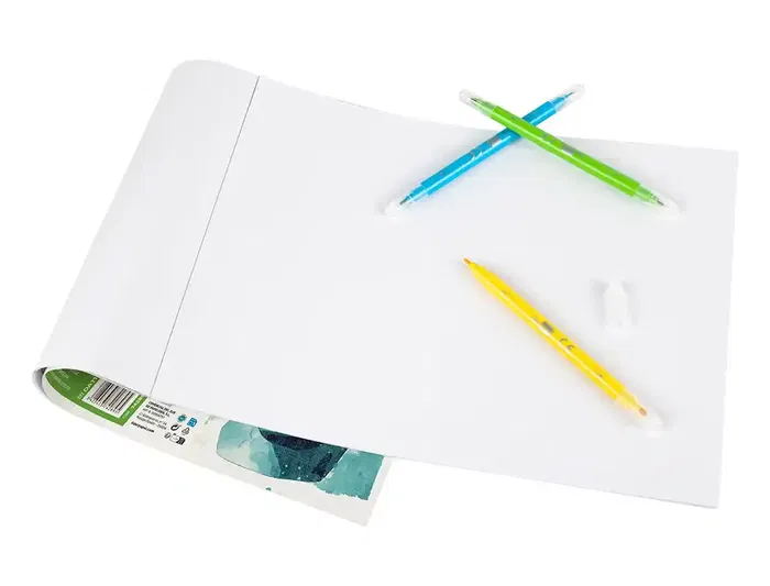 Liderpapel Bloc Dibujo Artístico A3 297x420 mm 120g/m2 Encolado 30 Hojas Sin Recuadro