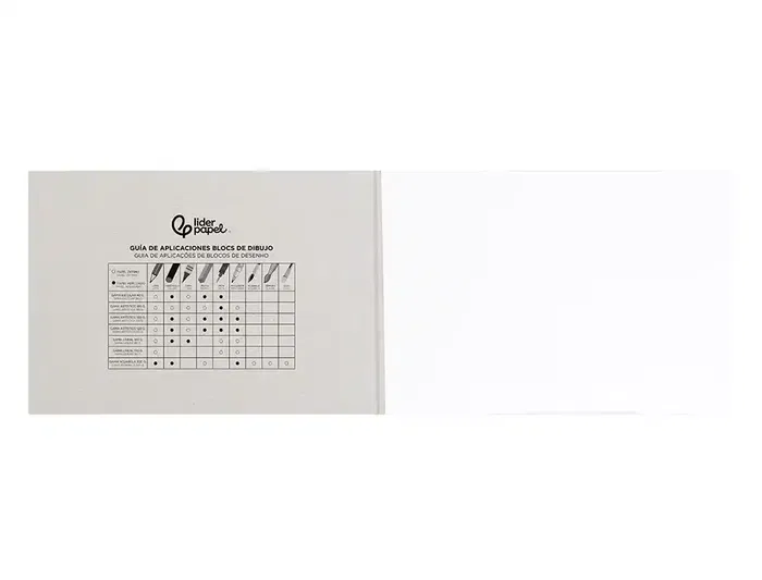 Liderpapel Bloc Dibujo Artístico A3 297x420 mm 120g/m2 Encolado 30 Hojas Sin Recuadro