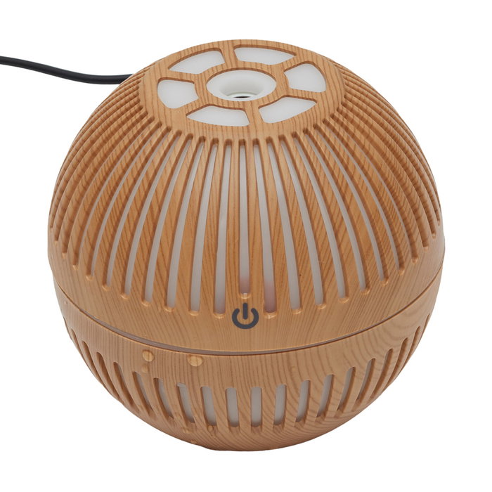 Home Deco Factory Difusor Esfera Luminoso Madera