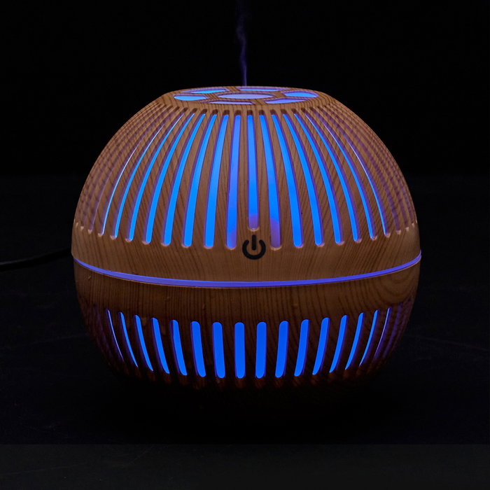 Home Deco Factory Difusor Esfera Luminoso Madera