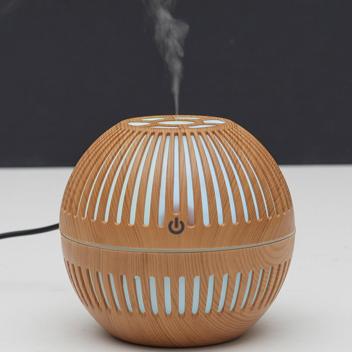 Home Deco Factory Difusor Esfera Luminoso Madera