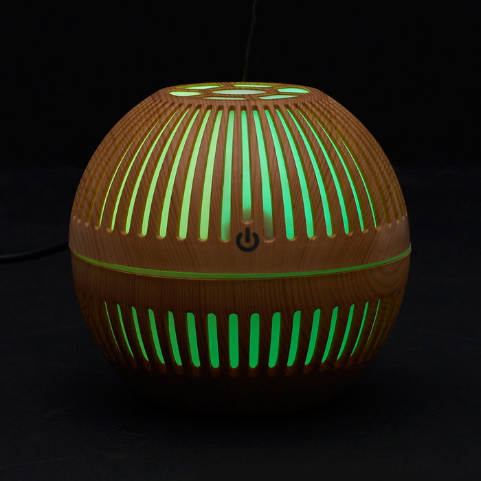 Home Deco Factory Difusor Esfera Luminoso Madera