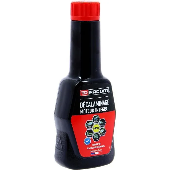 Facom Limpiador Integral para Motor Diesel - Agente Desincrustante Preventivo de Alto Rendimiento, Limpia sin Desmontar - 250ml Facom Limpiador Integral para Motor Diesel - Agente Desincrustante Preventivo de Alto Rendimiento, Limpia sin Desmontar - 250ml