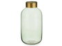 Giftdecor Jarron Cristal Liso Oro Grande Verde 14.5 x 29.5 x 14.5 cm (Set de 6)