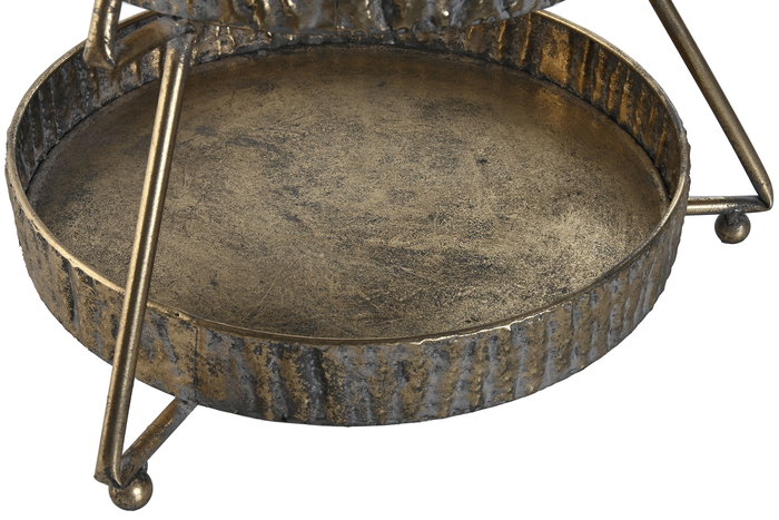 DKD Home Decor Frutero Navidad Árbol Dorado Metal 43 x 79 x 43 cm Expositor