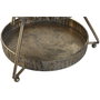 DKD Home Decor Frutero de Metal Árbol Envejecido Dorado 43x43x79 cm