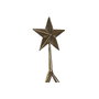 DKD Home Decor Frutero de Metal Árbol Envejecido Dorado 43x43x79 cm