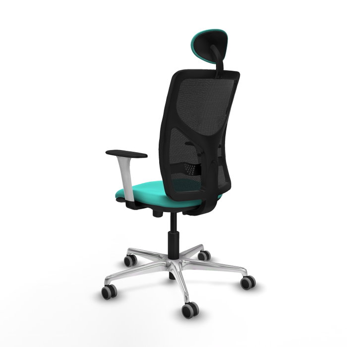 PIQUERAS Y CRESPO Silla de oficina Motilla con mecanismo Sincro/Traslack, Turquesa y Negro PIQUERAS Y CRESPO Silla de oficina Motilla con mecanismo Sincro/Traslack, Turquesa y Negro