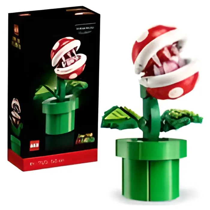 Lego Super Mario 71426 Planta Piraña, Figura Articulada con Tubo y 2 Piezas, Modelo para Adultos, Idea de Regalo Lego Super Mario 71426 Planta Piraña, Figura Articulada con Tubo y 2 Piezas, Modelo para Adultos, Idea de Regalo