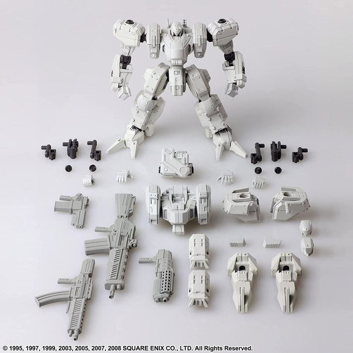 Square Enix Surtido Front Mission Zenith DV White Color Ver 1/72 Plastic Model Kits