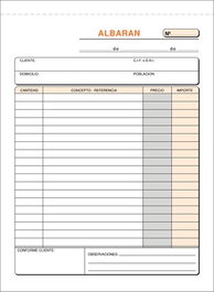 Talonario Albaranes 4º Natu Tripli Loan (Set de 5)