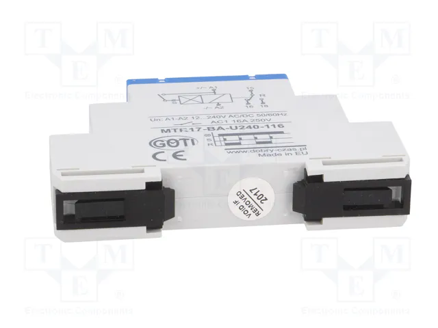 DOBRY CZAS MTR17-BA-U240-116 Relé de instalación biestable SPDT