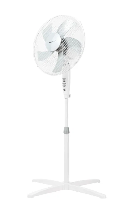 Grunkel Ventilador de Pie FAN-165X 50W 5 Aspas 40cm 3 Velocidades Blanco