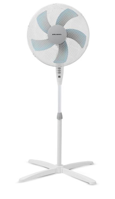 Grunkel Ventilador de Pie FAN-165X Blanco 50W 40cm Grunkel Ventilador de Pie FAN-165X Blanco 50W 40cm