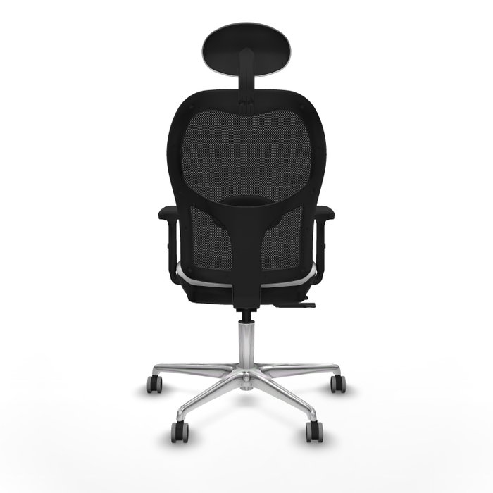PIQUERAS Y CRESPO Silla de oficina Jorquera con mecanismo Sincro/Traslack, Blanco y Negro PIQUERAS Y CRESPO Silla de oficina Jorquera con mecanismo Sincro/Traslack, Blanco y Negro