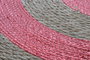 DKD Home Decor Alfombra Navidad Tradicional Base Árbol Rojo Dorado Fibra Seagrass 90x90 cm (3 Unidades)