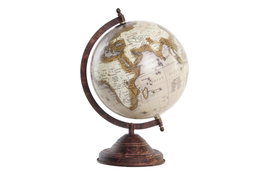 DKD Home Decor Globo Terraqueo Vintage Marron 18 x 32 x 20 cm