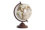 DKD Home Decor Globo Terraqueo Vintage Marron 18 x 32 x 20 cm