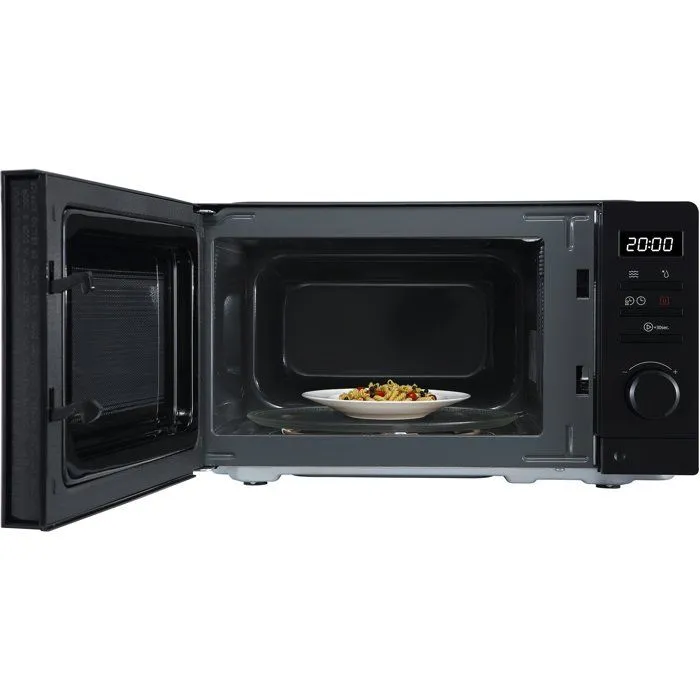 Continental Edison CEMO20DB Microondas 20L 1050W, Negro, Dimensiones 43.4 x 32.9 x 24.1 cm