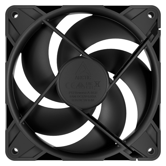 ARCTIC P12 Pro Reverse - 3 Pack Schwarz