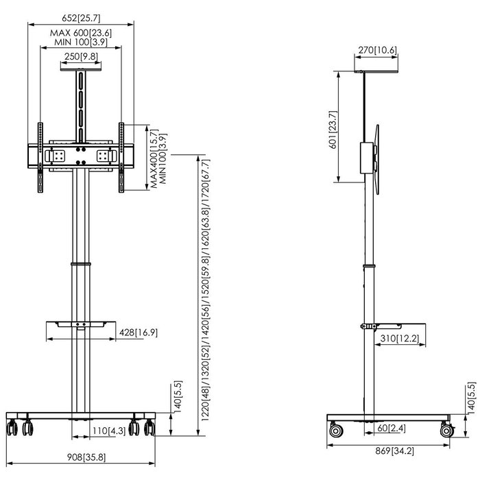 Soporte de Mesa para Pantalla Vogel's 7410310 32" 65"
