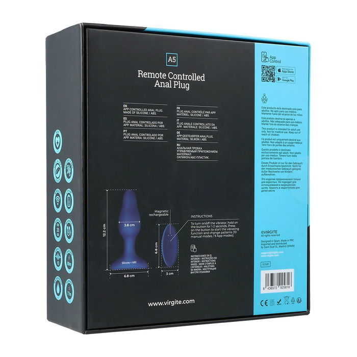 Plug Anal Virgite (12 cm)