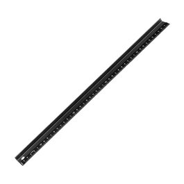Dahle Regla de corte de aluminio anodizado 45 cm negro