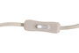 DKD Home Decor Lámpara de Sobremesa Elefante Blanco y Dorado