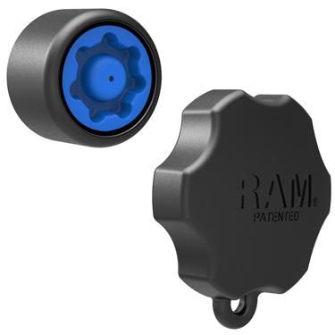 RAM Mounts RAP-S-KNOB3U Perilla de Seguridad Pin-Lock para Brazos de Base B