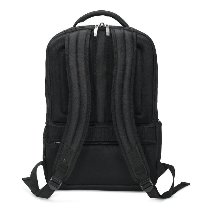 DICOTA Eco Backpack SELECT Mochila para portátil de 17.3 pulgadas, compartimento para portátil, hecha con materiales reciclados, unisex, negro