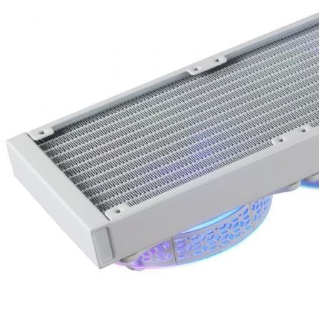 Mars Gaming ML-ONE240W Refrigeración Líquida Blanco 400W TDP Espejo Infinito FRGB Radiador 240mm FDB PWM Compatible Intel AMD