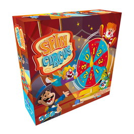 Blue Orange BO20401ML Spin Circus - Juego de Mesa de Tablero con Ruleta para Niños de 4 Años, 2 a 5 Jugadores, Partidas Rápidas de 10 Minutos