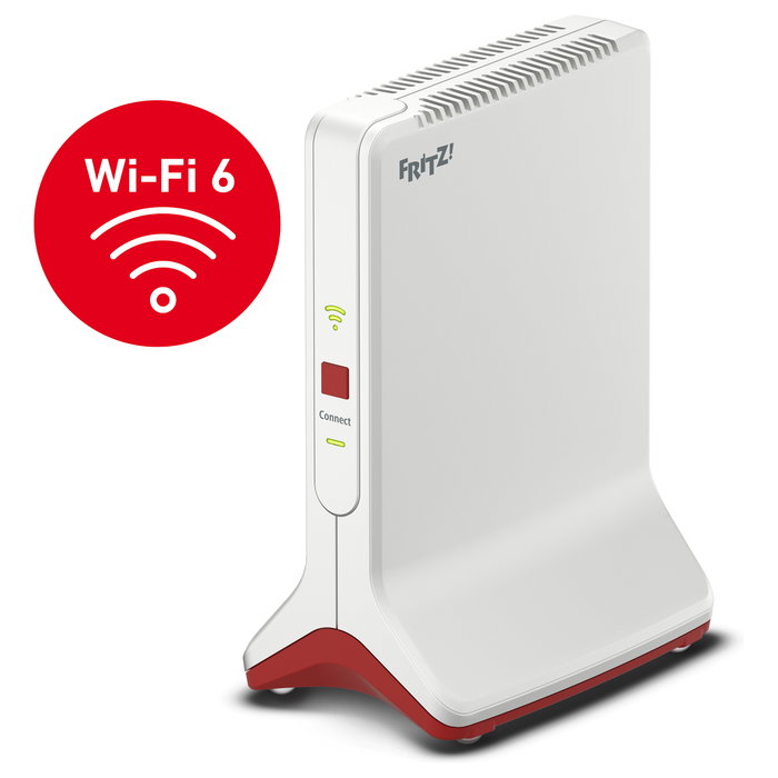 AVM FRITZ!Repeater 6000 Wi-Fi 6 Rojo, Blanco