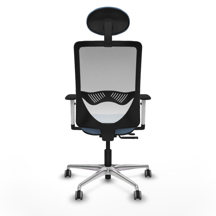 PIQUERAS Y CRESPO Silla de oficina Zulema con mecanismo Sincro/Traslack, Azul cielo y Blanco PIQUERAS Y CRESPO Silla de oficina Zulema con mecanismo Sincro/Traslack, Azul cielo y Blanco