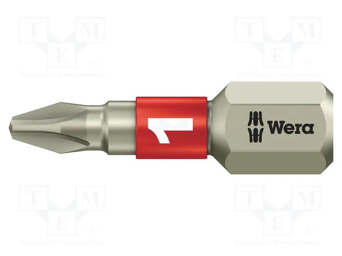 WERA Punta de destornillador Phillips PH1 BiTorsion 1/4 pol 25 mm WERA Punta de destornillador Phillips PH1 BiTorsion 1/4 pol 25 mm