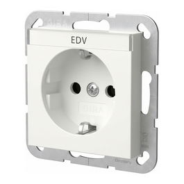 GIRA 446203 Toma de corriente Schuko BSF + SH System 55 Reinweiß (blanco puro)