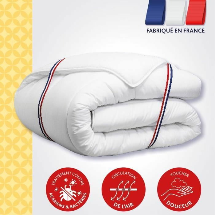 Dodo Edredón Victoria 240x260 cm Templado Relleno 100% Poliéster 2 Personas Blanco DOD3307419656482