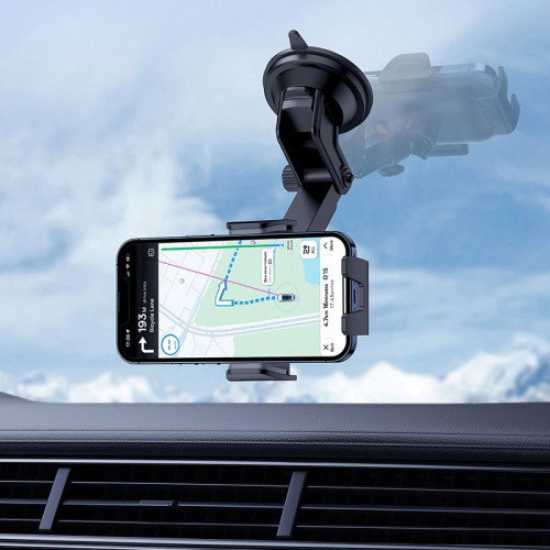 Baseus Ultracontrol Go Soporte para Coche Negro - Teléfono, Accesorio