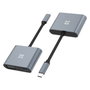 XTREMEMAC XWH-ACVH-13 Adaptador USB-C a VGA Gris
