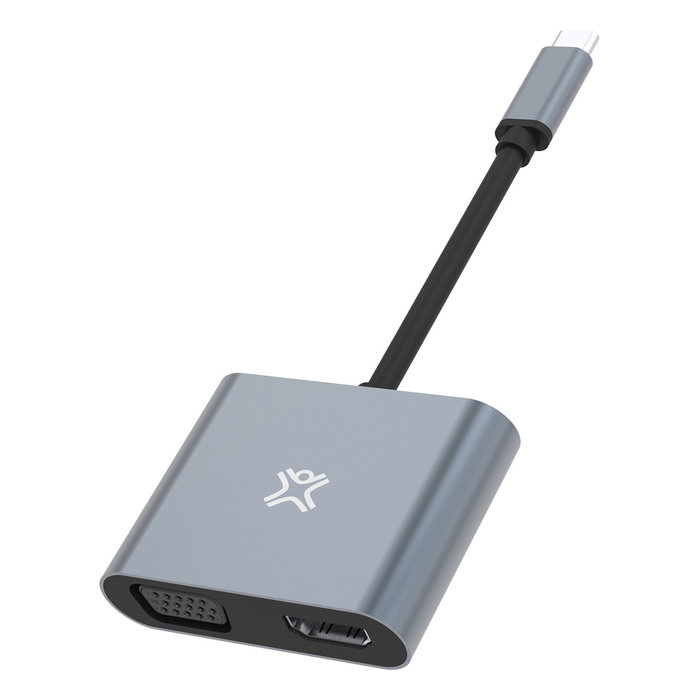 XTREMEMAC XWH-ACVH-13 Adaptador USB-C a VGA Gris
